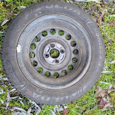 Opony zimowe z Felgami 155/65 R14 Opel 4x100 4 sztuki