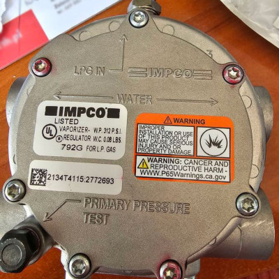 Parownik reduktor gazu LPG Linde