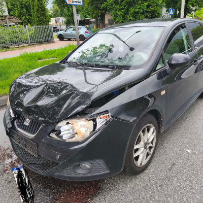 Seat Ibiza uszkodzony