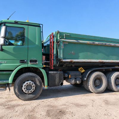 Mercedes Actros wywrotka + przyczepa