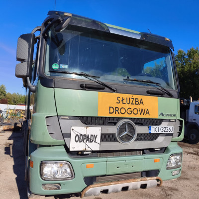 Mercedes Actros wywrotka + przyczepa