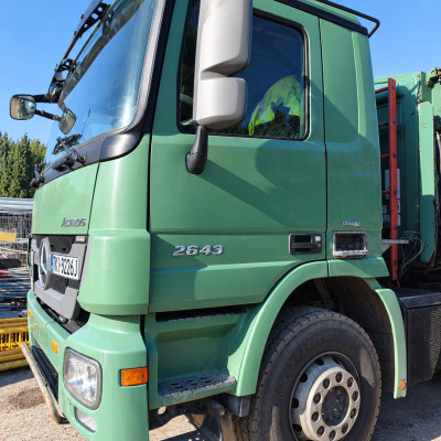 Mercedes Actros wywrotka + przyczepa