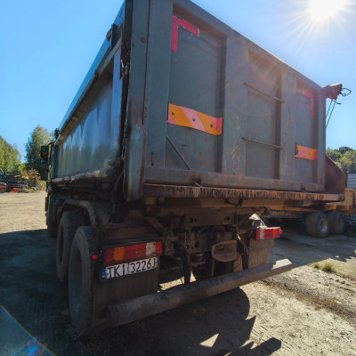 Mercedes Actros wywrotka + przyczepa