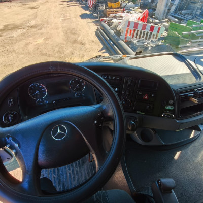 Mercedes Actros wywrotka + przyczepa