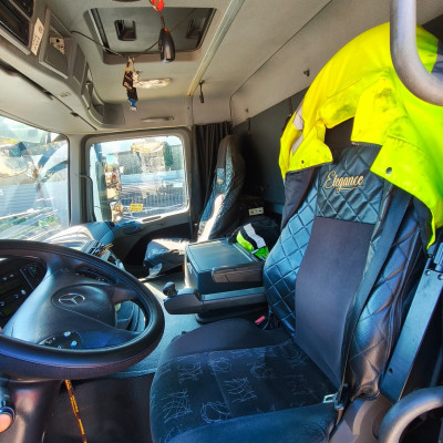 Mercedes Actros wywrotka + przyczepa