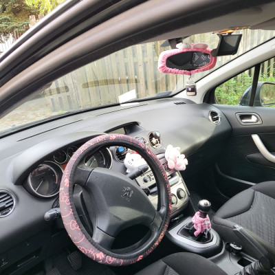 Peugeot 308 czarny brokat 2010 r