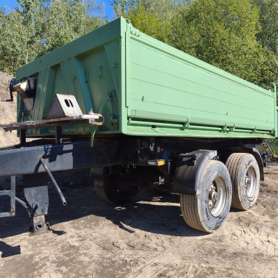 Mercedes Actros wywrotka + przyczepa