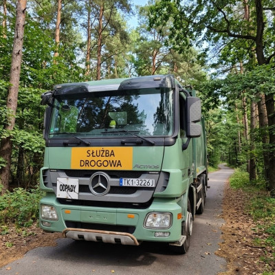 Mercedes Actros wywrotka + przyczepa